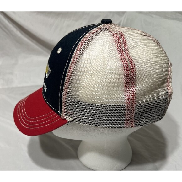 H3 Headwear Chevrolet Chevy Logo Snapback Cap Adult Adjustable Blue Red Hat - Picture 2 of 6